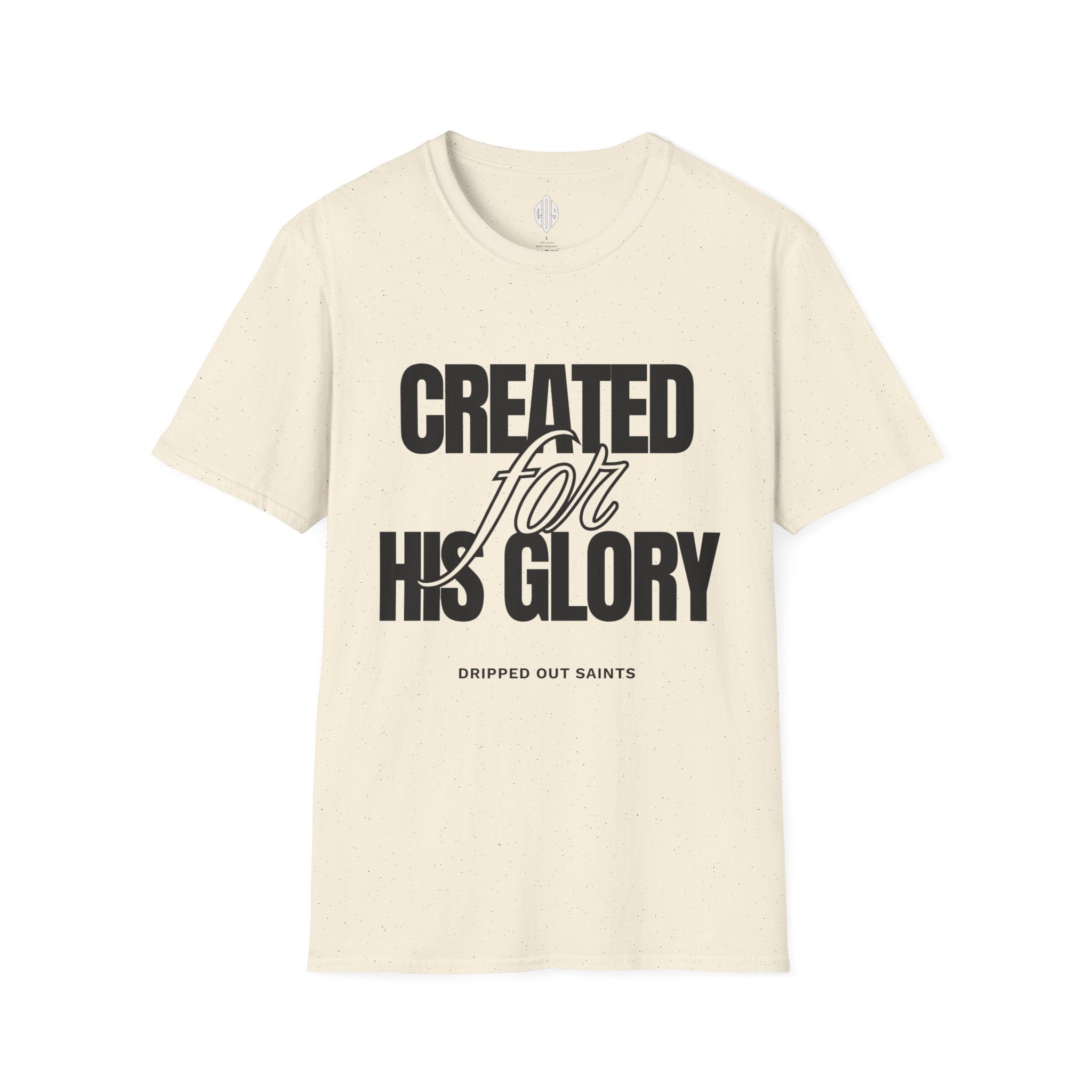 Created for His Glory T-Shirt — Christian Faith Graphic Tee