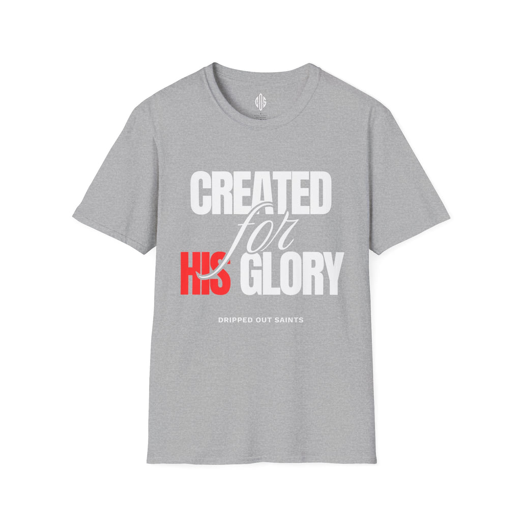 Created for His Glory T-Shirt — Christian Faith Graphic Tee