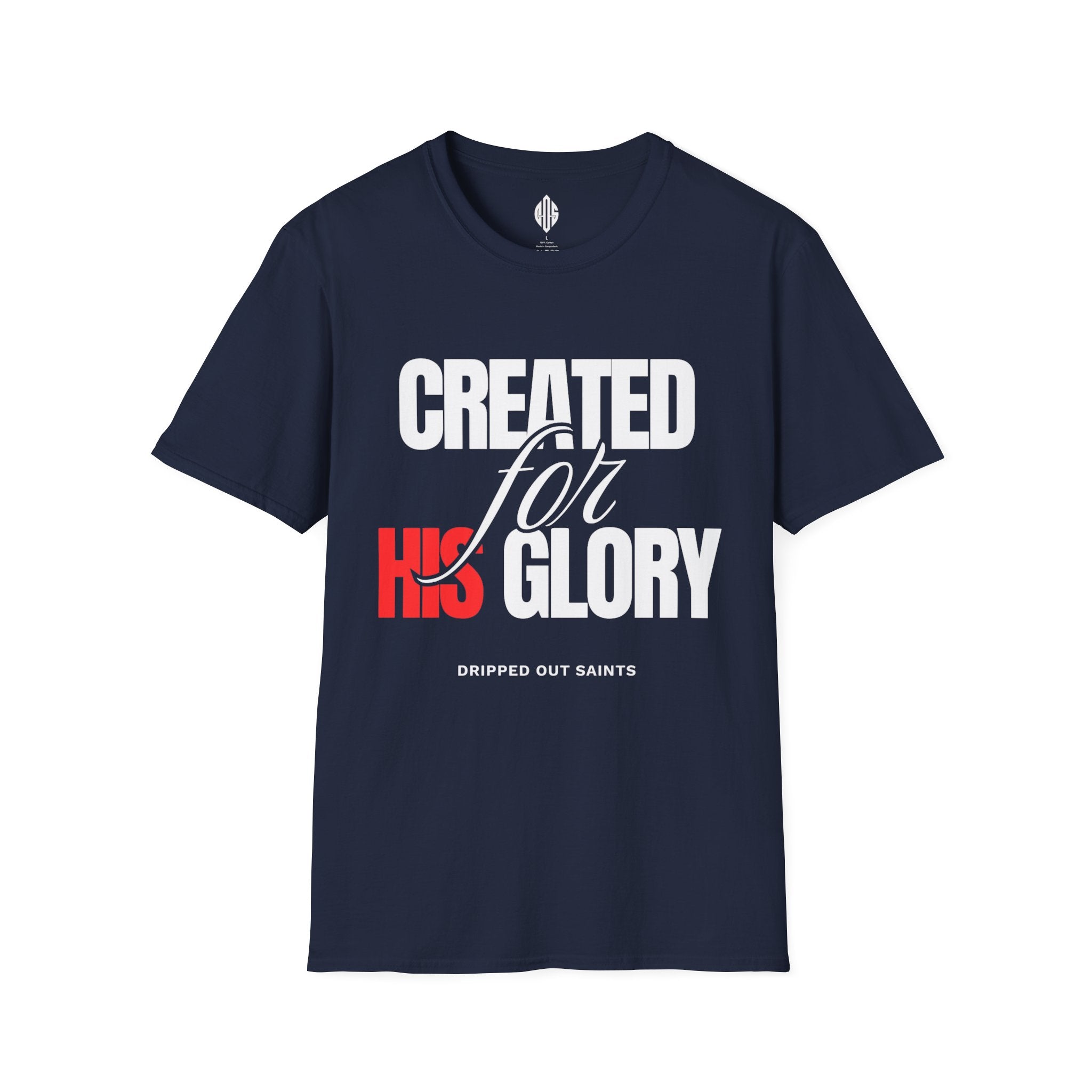 Created for His Glory T-Shirt — Christian Faith Graphic Tee