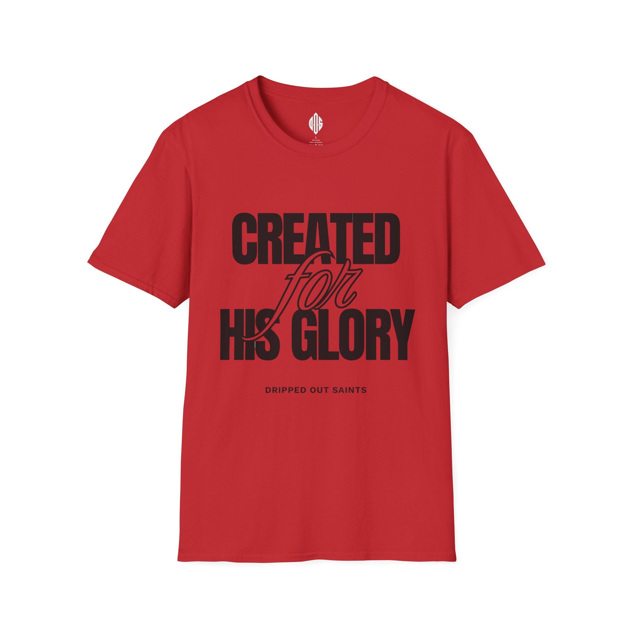 Created for His Glory T-Shirt — Christian Faith Graphic Tee