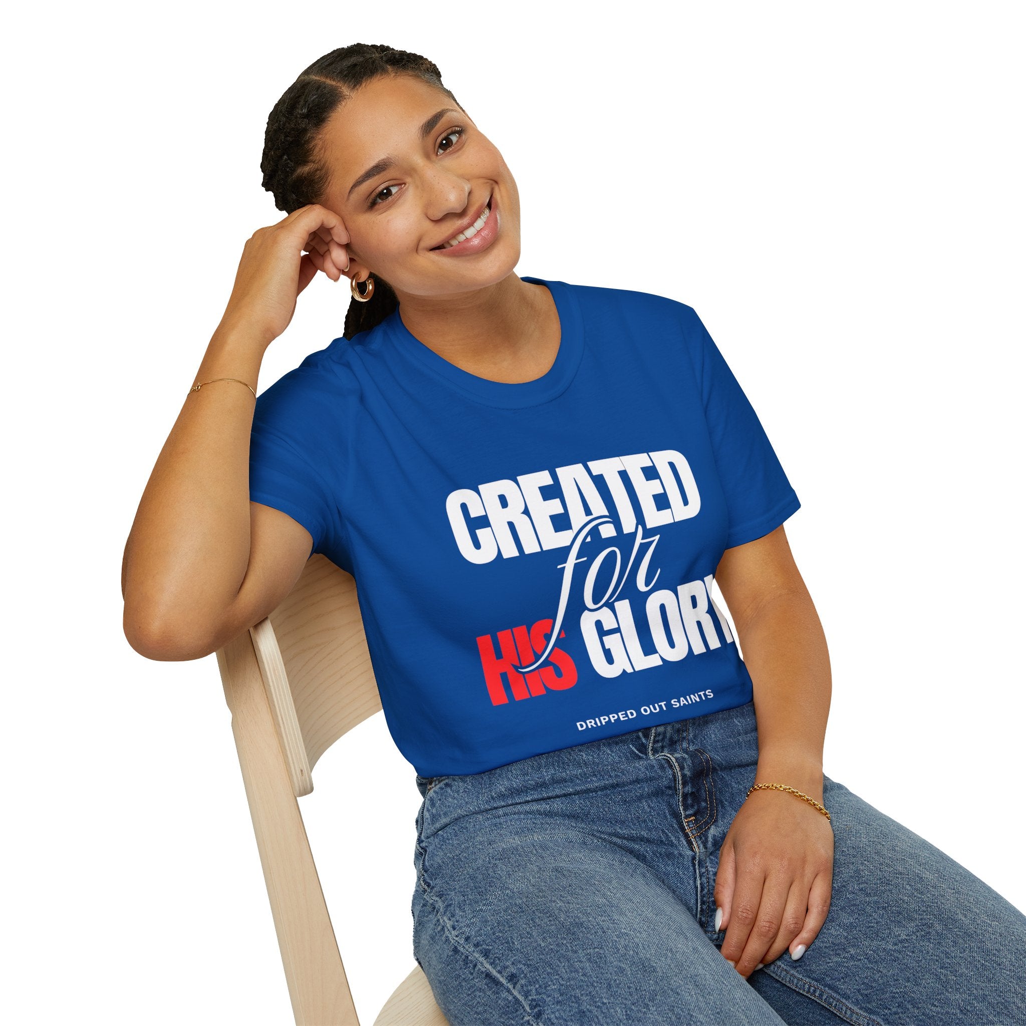 Created for His Glory T-Shirt — Christian Faith Graphic Tee
